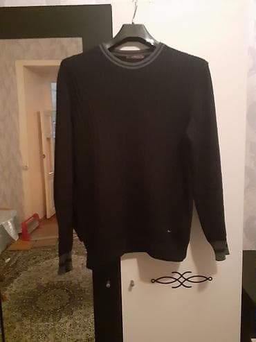 kişi geyimləri: Sviter, L, rəng - Qara — 1