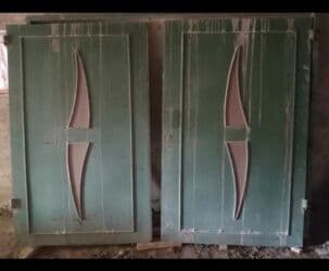 dəmir hasar: İşlənmiş Dəmir Həyət darvazası, Yana açılan, 2 m, Mexaniki, rəng - Yaşıl, Kredit yoxdur, Ünvandan götürmə — 2