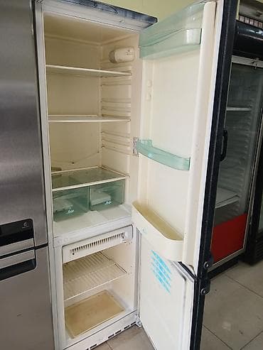 ucuz soyuducular: İşlənmiş 2 qapılı Stinol Soyuducu Satılır, rəng - Boz, Təkərli — 2