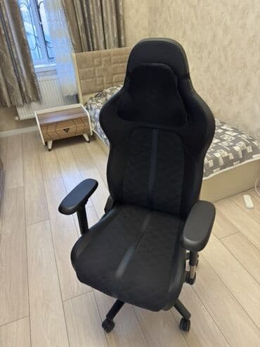 офисная мебель: İşlənmiş, Təkərli, Qolları tənzimlənir, Süni dəri — 1