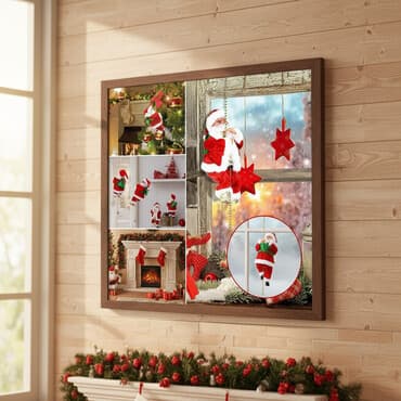 Yeni il oyuncaqları və bəzəkləri: ● İpe Dirmaşan Şaxta Baba ● Batareya ile işleyir ● Çox Gözel — 3