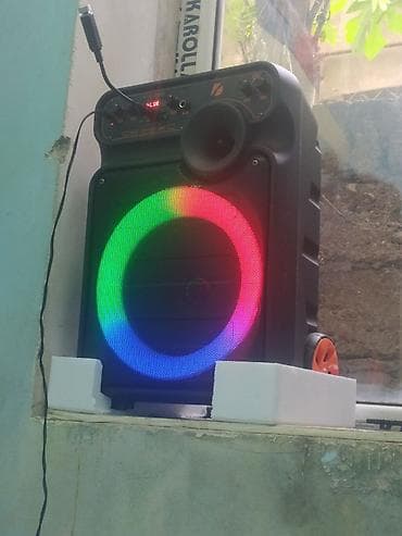 serdar ortac mp3: KTS-1590S daşına bilən akustik sistem - 8" dinamik və parlaq LED RGB — 3