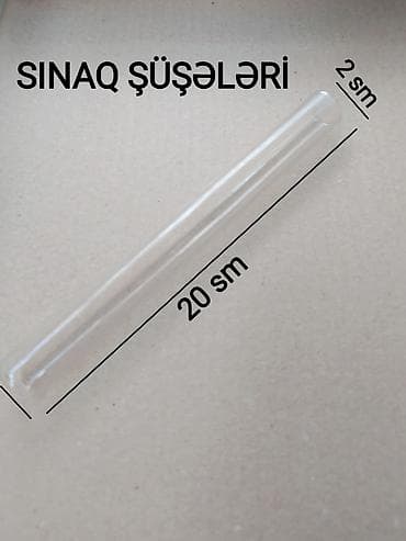 boru: Sınaq şüşələri - laboratoriya üçün xalis borosilikat şüşədən — 4