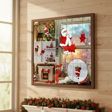 Yeni il oyuncaqları və bəzəkləri: ● İpe Dirmaşan Şaxta Baba ● Batareya ile işleyir ● Çox Gözel — 4