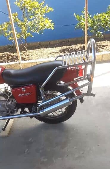 мопеды и мотоциклы: Mototsikl – yük daşımağa uyğun, qabaq və arxa baqajlı. - Rəng — 3