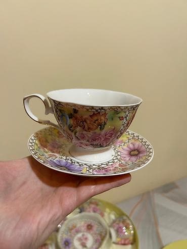goz muncuğu: Çay dəsti, Farfor — 3