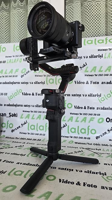 irşad honor x9a: DJI Ronin RS3 üzərində Sony A6400 və Sony 18-105 zum abiyektif lə Tam — 5