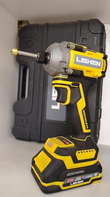 ot bicən traktor: LISHEN fırçasız akkumulyatorlu vurucu/bolt açan tornavida - Fırçasız — 1