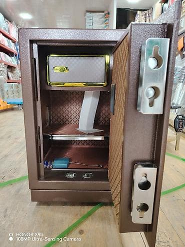 sandığ: Elektron şifrəli seyf - Korpus: möhkəm metal konstruksiya, qəhvəyi — 2