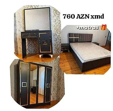 pufik masa: İkinəfərlik çarpayı, Dolab — 1