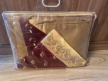 Yataq ortuyu destdir, istifade olunmayib tezedir. Shekilde gorunduyu — 2