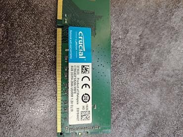 hard disk 3 tb: Crucial DDR4 8GB RAM - Model: Crucial CT8G4DFS8266.M8FE - Tutum: 8 GB — 2
