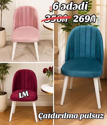 kohnə stul: OTURACAQ/STUL Sifarişlə və yeni📌 Qiymət : 269₼( 6 ədədi) Çatdırılma — 1