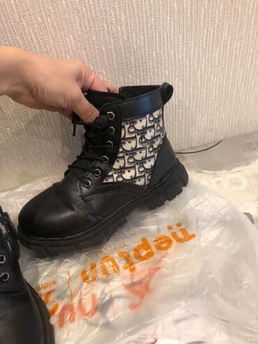 детская обувь взрослых: Yaxshi veziyyetde,mexli,botinka,ботинки,33 размера — 4