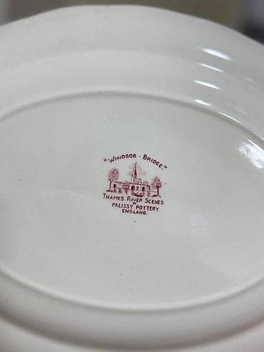 Qab-qacaq və mətbəx ləvazimatları: Nahar dəsti, rəng - Qırmızı, Farfor, 6 nəfərlik — 3