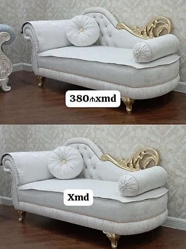 divanlar ucuz: Klassik tərzli qonaq otağı çarpayı-divan (şezlonq). - Rəng: açıq — 1