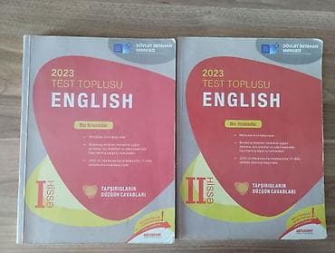 Məhsul: “2023 Test Toplusu – English” (Dövlət İmtahan Mərkəzi), 2