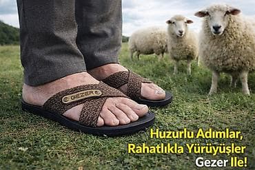 Gezer kişi şlapi – gündəlik gəzintilər və açıq hava üçün rahat seçim