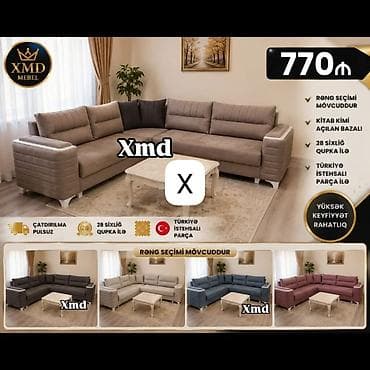 sunger: XMD Mebel künc divan dəsti - Rəng seçimi mövcuddur (şəkillərdə boz — 1