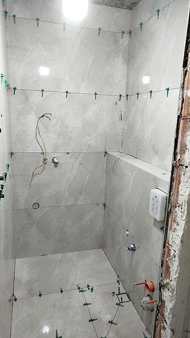 sade hamam dizayni: Xüsusi duş zonaları və hamam kafel işləri – professional xidmət — 6