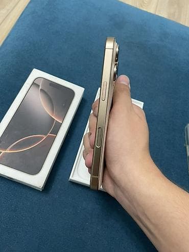 iphone x ekran: IPhone 16 Pro, 128 GB, Qızılı, Face ID — 3