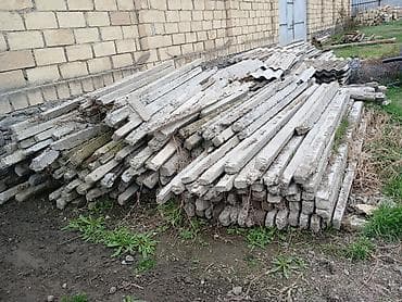 Bərkidici məhsullar: Məhsul: Beton dirəklər və şifer lövhələr Təsvir: - Hündür, uzun — 2