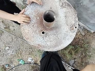 pec soba: Metaldan silindrik çən/boiler gövdəsi Əla vəziyetdedir - Material — 1