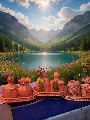 ev ucun dekorlar: Vaza dəsti, Keramika — 4