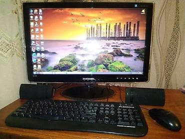 kompu: Stolüstü kompüter dəsti, işlək vəziyyətdədir Sistem blok -	Gigabyte — 2