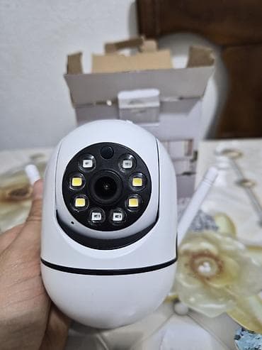 retro kamera: Gəncə şəhərində videomüşahidə-təhlükəsizlik kamerası. 2.4GHz — 1