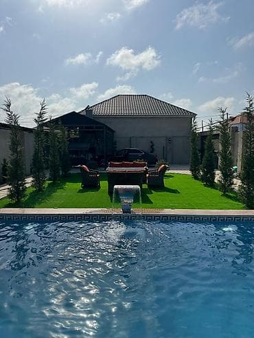 qubada kiraye evler 2021: Bağ evi kirayə verilir, Mərdəkan Mərdəkanda yerləşən isti, hovuzlu bağ — 4