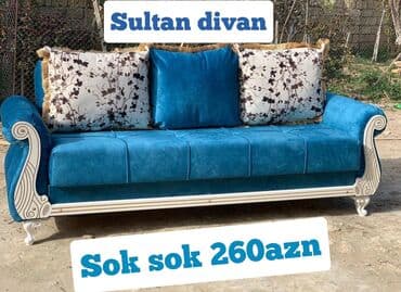 sultan divani: Sultan tek divan Acilir genish yataq olur Alt hissesi bazadi Olcusu — 1