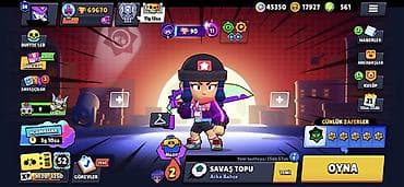 Brawl Stars hesabı satılır 	•	69,670 kupa 	•	Bütün karakterlər açıqdır
