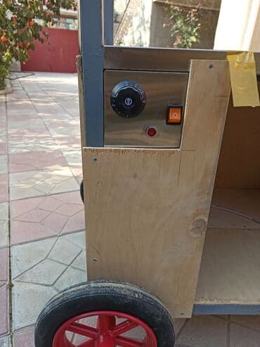 hazir donerxana: Noxudlu plov arabası, yemək arabası, spirallı nohudlu pilav arabası — 2