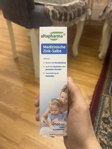 Məhsul: altapharma Medizinische Zink‑Salbe – Sink oksidli tibbi məlhəm