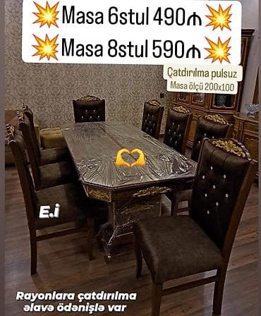 peredoklu 07 sekilleri: Masa ve oturacaq yeni rəng seçimi var — 1