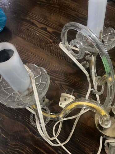çılçıraq satışı: Çılçıraq, 2 lampa, Şüşə — 3