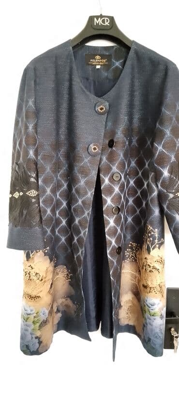 klassik qadin pencekleri: Qadın üst geyimi – POLENPOE brendi - Model: Dizə qədər uzunluqda, düz — 2