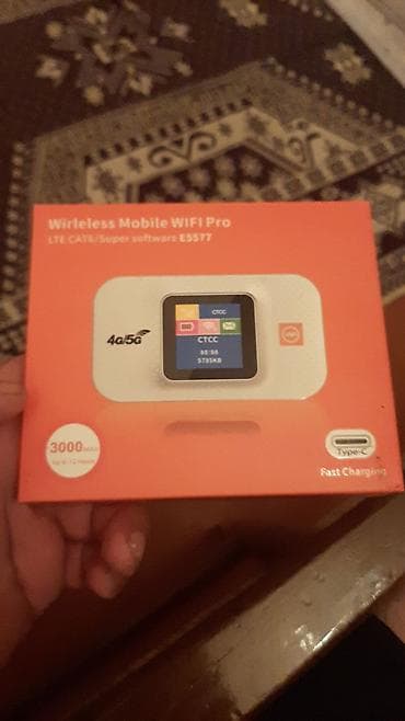 Wireless Mobile WiFi Pro (LTE CAT6, ES5577) - Şəbəkə: 4G/5G dəstəyi — 2