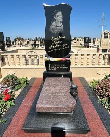 düz qaş formaları: Məzar daşı və komplekslərinin hazırlanması - Qara, qırmızı və tünd — 3