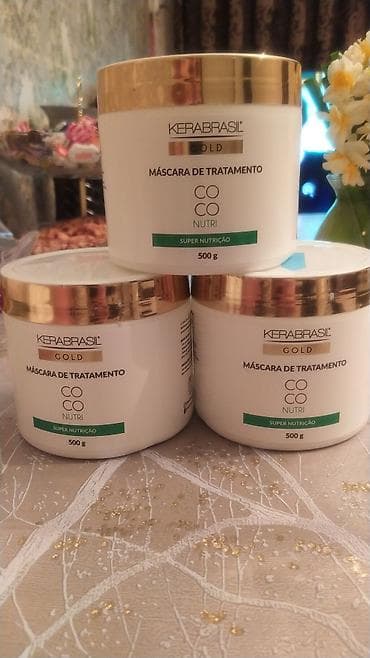 Kokos yağı professional saç maskası . quru cansız yanmış saç üçün