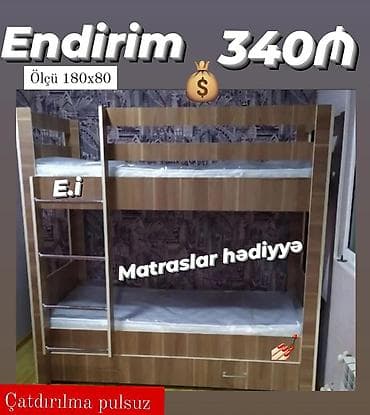 Ikimərtəbəli çarpayı matras 🎁