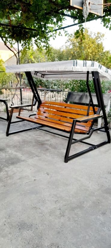 taxta yellencekler: Divan-yelləncək, Zontikli, Taxta — 1