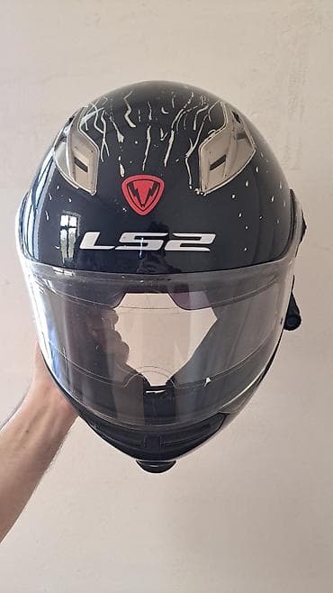 moto şalvar: Motosiklet dəbilqəsi LS2 - Kaskadan başı çıxanlar orginal qiymetin — 1