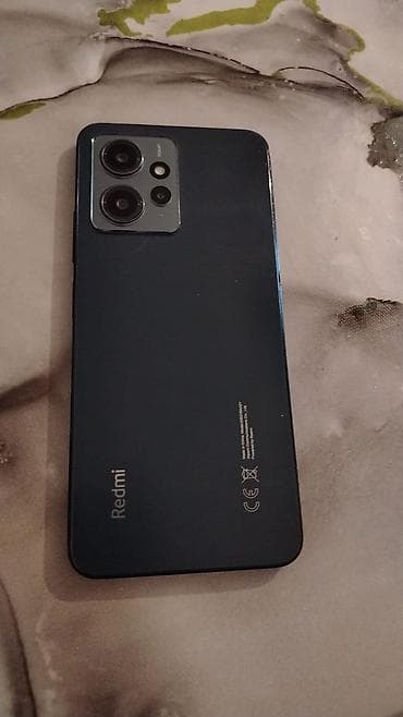 Redmi Note 12, 128 GB, rəng - Qara, Barmaq izi, Simsiz şarj, Face ID — 1