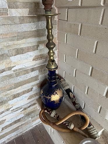 new balance 530: Klassik nərgilə (şişə qab + mis gövdə + lülə) - Gövdə: əl naxışlı — 3