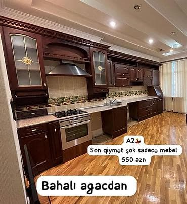 Ремонт и строительство: E♒️ Mətbəxt mebeli *550* azn qiymət üsdündə hecnəsiz Cox gözəl — 1