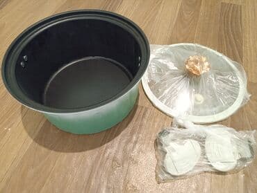 gul ekmek ucun qablar: Qazan, rəng - Yaşıl — 2