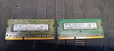 komputer işləri: Samsung laptop RAM modulları - Növlər: SO-DIMM - Tutum: 4 GB və 2 GB — 2