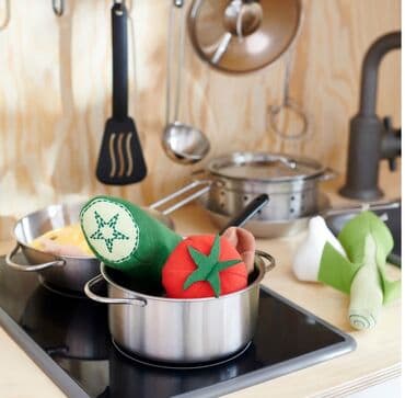 ikea baku: Uşaq oyun mətbəxi dəsti - Realistik dizayn: soba, şkaf, üst rəf və — 4